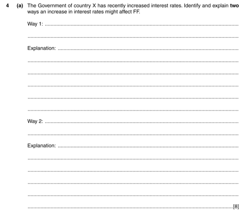 ECR Paper 2 Business Studies 0450